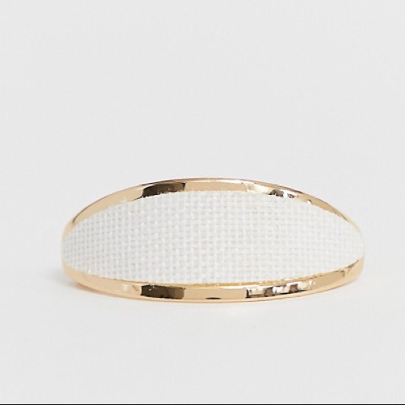 🆕 ASOS Design Barrette Clip in Raffia - Picture 2 of 4